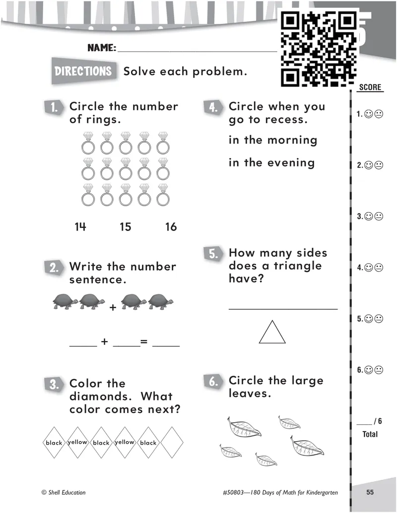 TOÁN TIẾNG ANH MẦM NON